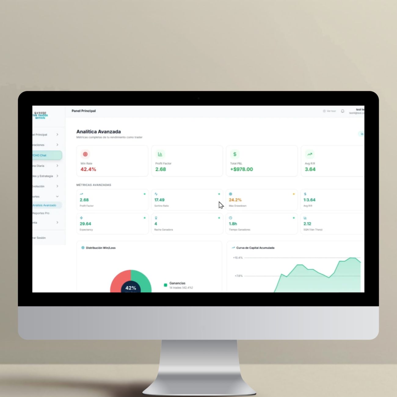 Psycho · Trading dashboard