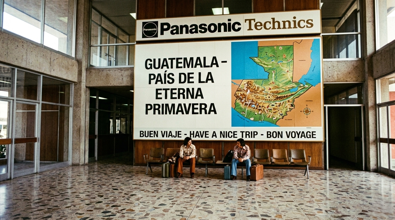 Aeropuerto La Aurora, Guatemala, años 1970
